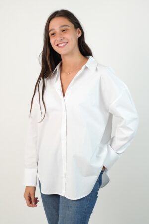 CAMISA OVERSIZE POPLIN MUJER