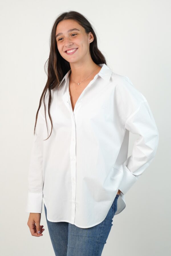 CAMISA OVERSIZE POPLIN MUJER