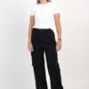 PANTALON CARGO WIDE LEG MUJER HABANO
