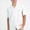 CAMISA LINO MANGA CORTA RAYADA