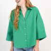CAMISA LINO MANGA TRES CUARTOS