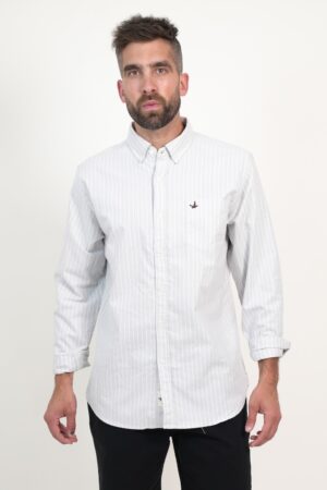 CAMISA OXFORD RAYADA SH