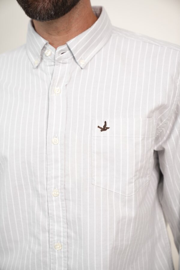 CAMISA OXFORD RAYADA SH