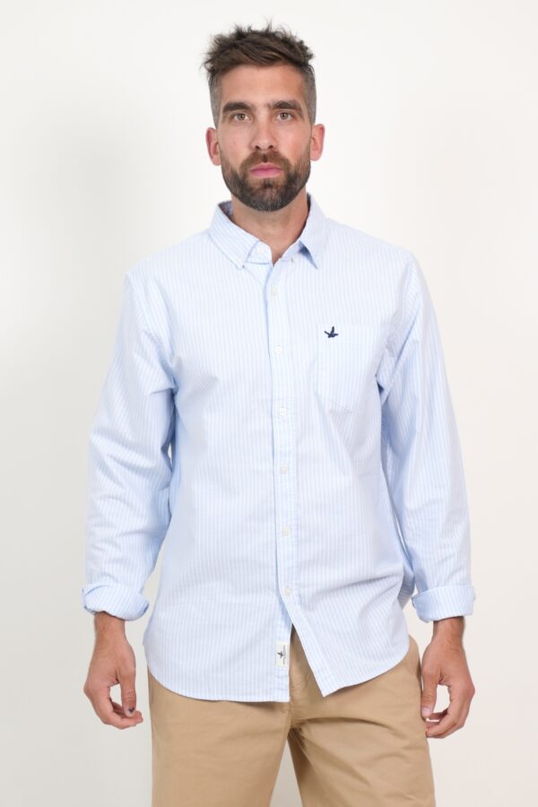 CAMISA OXFORD RAYADA SH