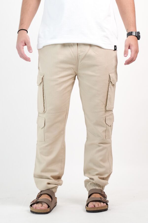 PANTALON CARGO ESTILO LINO