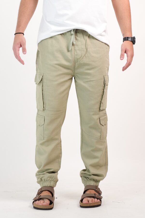 PANTALON CARGO ESTILO LINO