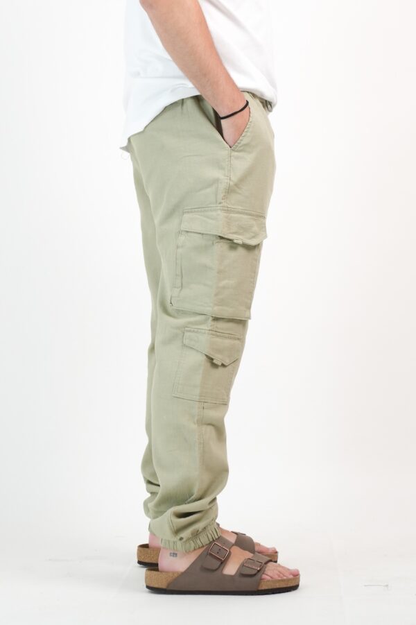 PANTALON CARGO ESTILO LINO