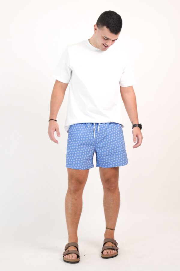 SHORT BAÑO CON SPANDEX ESTAMPADO