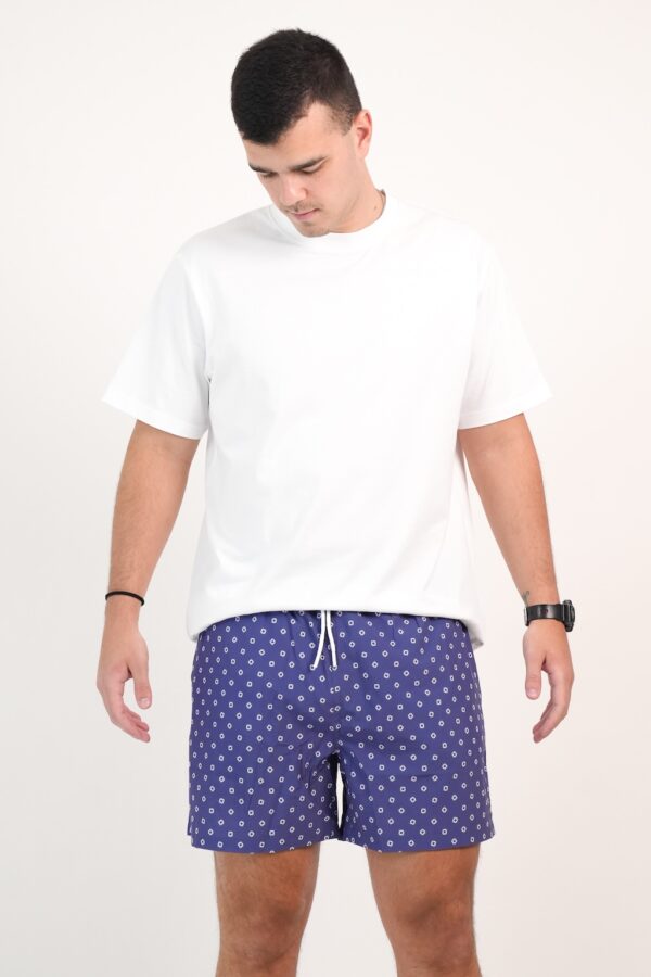 SHORT BAÑO CON SPANDEX ESTAMPADO