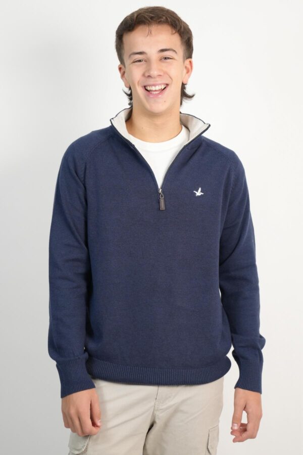 SWEATER MEDIO CIERRE