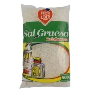 Sal gruesa PRECIO LIDER yodada fluorada 500 g